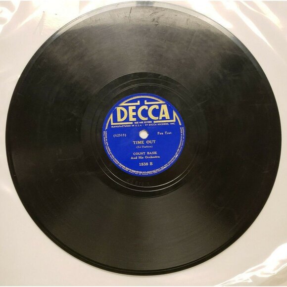 78RPM Let Me Dream - Time Out - Count Basie & Orchestra (R162) - Picture 4 of 4